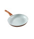 Sarten de 24 Cm Cobre y Blanco