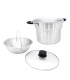 Set de 4 Piezas de Aluminio con Tapa de Vidrio Pastarella