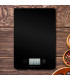 Balanza Digital de Cocina Negra