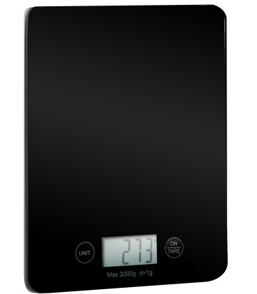 Balanza Digital de Cocina Negra