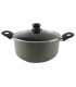 Cacerola 26 Cm Con Antiadherente Gris Granito