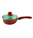 Olla Copper Line de 16 Cm Cobre y Blanco