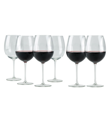 Set de 6 Copas de Vino 610 ML