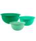 Set de 2 Bowls Verdes con Colador