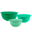 Set de 2 Bowls Verdes con Colador