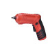 Atornillador Inalámbrico USB con Valija Rojo