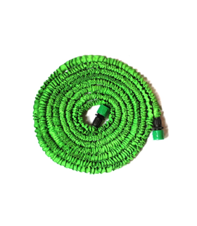 Manguera Extensible 15 Metros con Regador Verde