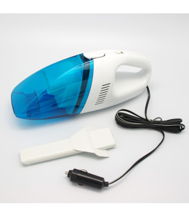 Aspiradora De Auto 12V 60W Azul Y Blanca