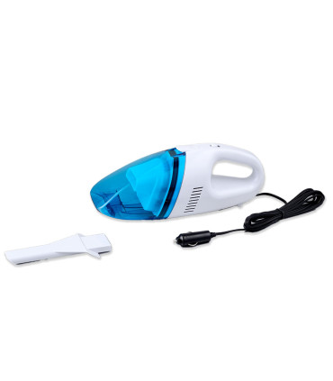 Aspiradora De Auto 12V 60W Azul Y Blanca