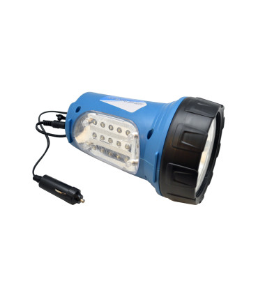 Sol de Noche con Linterna Azul 12V